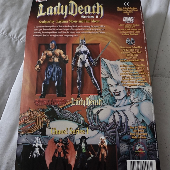 Lady Death Action Figure with Accessories, Brand New - Picture 2 of 6